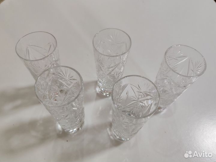 Стопки хрустальные СССР