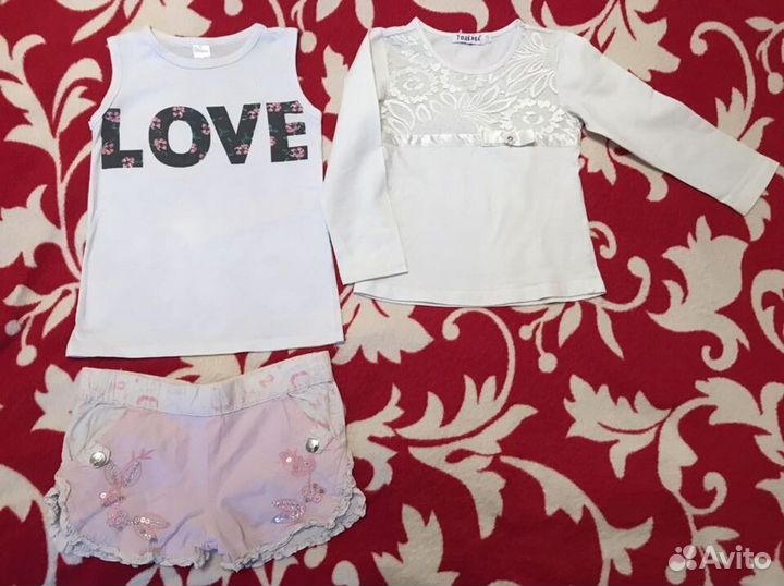 Одежда на девочку 4-5 лет