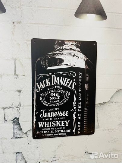 Декор на стену табличка Jack Daniels