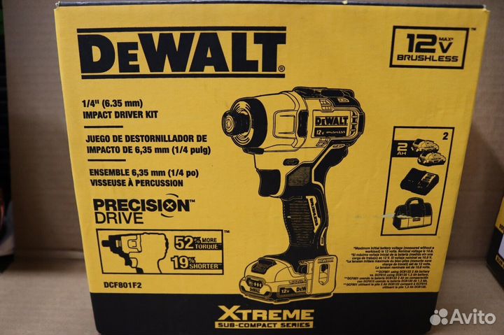 Импульсный шуруповерт Dewalt DCF801F2