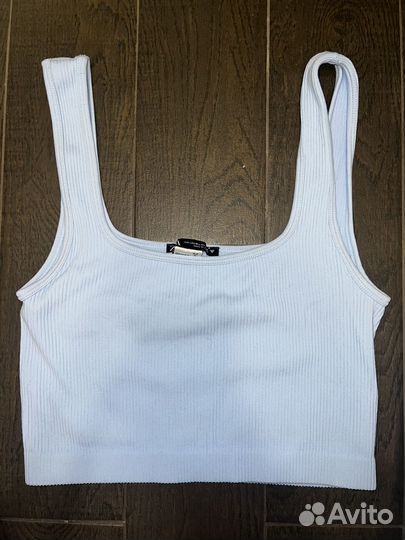 Топ спортивный zara в рубчик