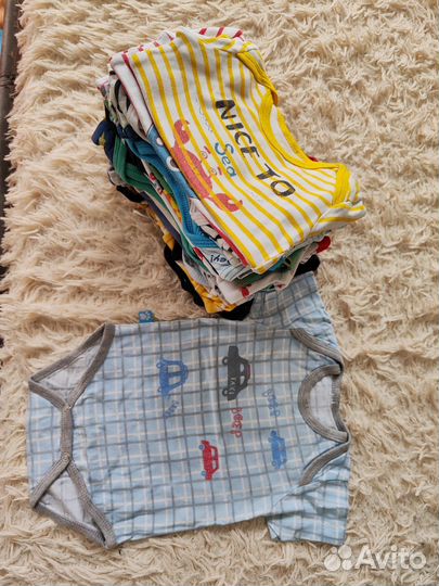 Вещи пакетом для мальчика от 68 до 92 размера
