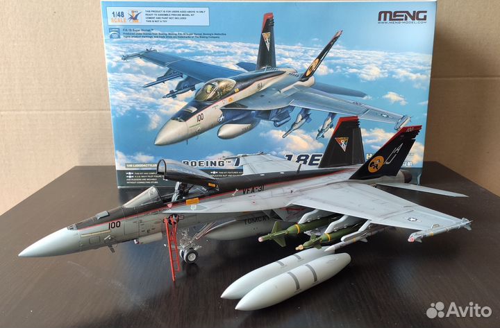 Модель самолёта F/A-18E 1/48