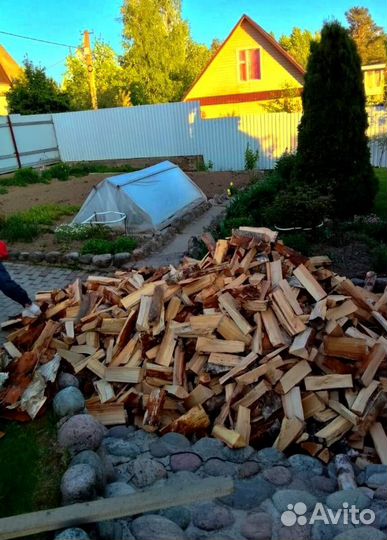 Дрова любые сухие в укладку качественные