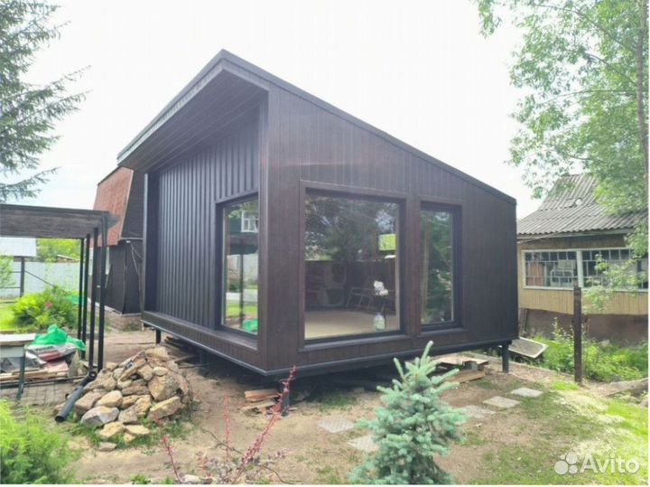 Каркасный дачный дом с доставкой 75 м кв, арт. бу-5033