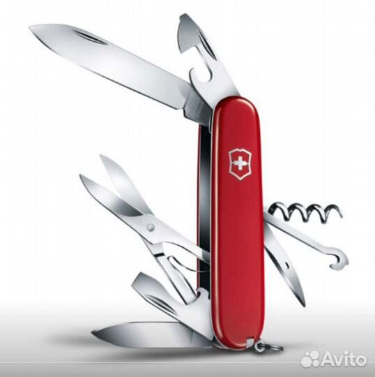 Нож victorinox Climber, 91 мм, 14 функций, красный