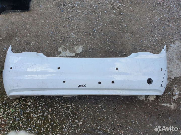 Бампер задний Chevrolet Aveo 14 год авео