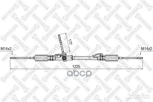 00-35015-SX рейка рулевая мех-ская 51802 Ford