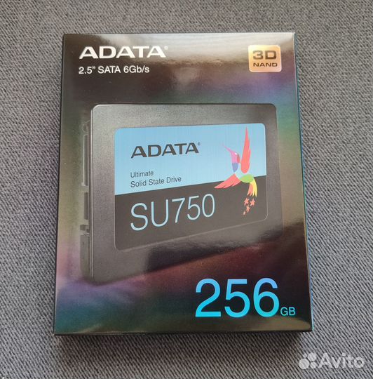 Жесткий диск SSD Adata 256Gb SU750 новый