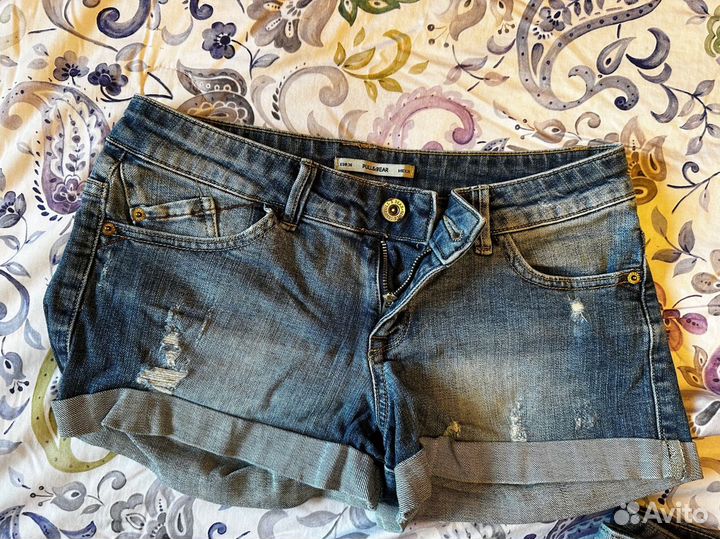 Юбка джинсовая, шорты джинсовые пакетом