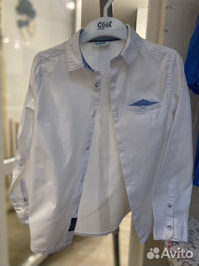 Рубашки acoola 122 7 лет (4 с дл рук и 2 с кор)