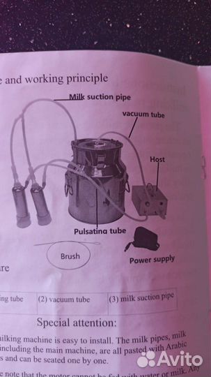 Доильный аппарат для коз