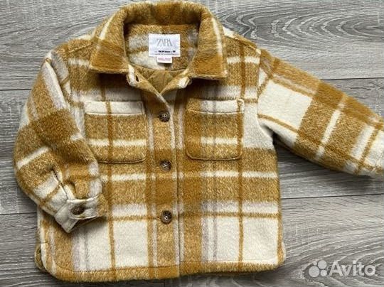 Пальто рубашка Zara для девочки