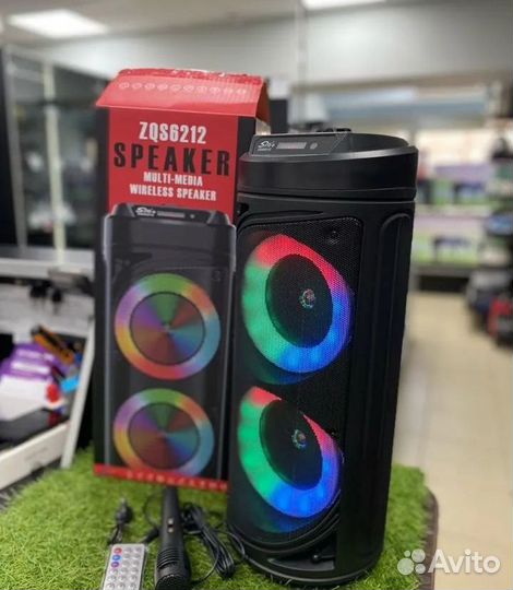 Большая Блютуз Колонка ZQS-6212