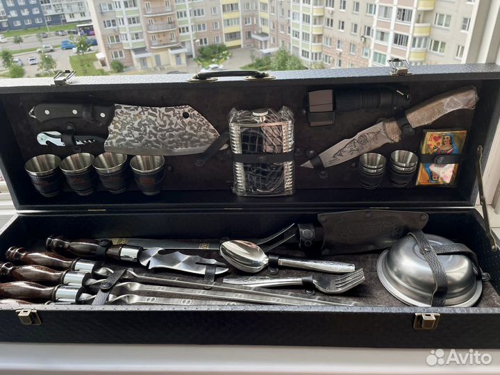 Шашлычный набор в кейсе