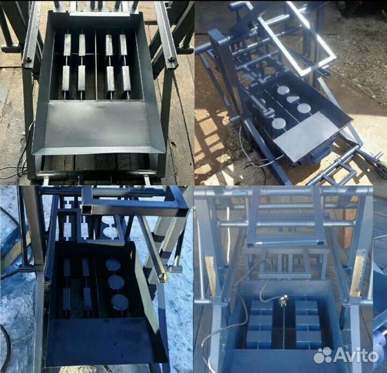 Станок для производства бетонных блоков, с завода