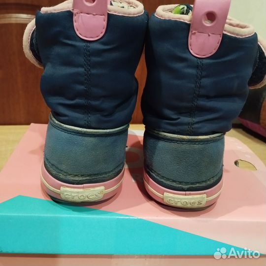 Сапожки crocs c 10 для девочки