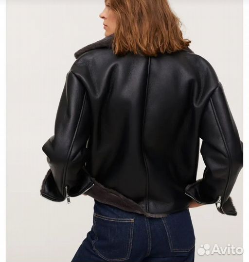 Дубленка mango женская