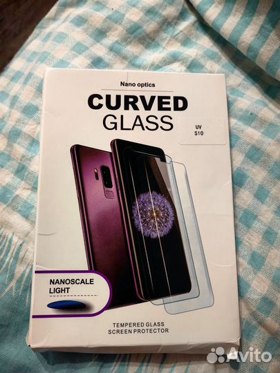 Защитное стекло на samsung s10