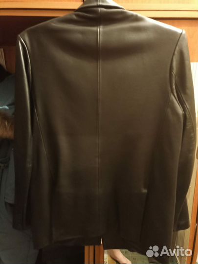 Кожаная куртка, мужская, 50 размер