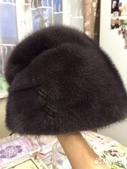 Шапка норковая женская