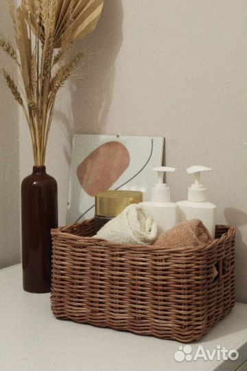 Корзина плетеная хозяйственная