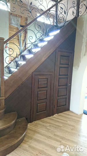 Деревянные лестницы, двери, мебель