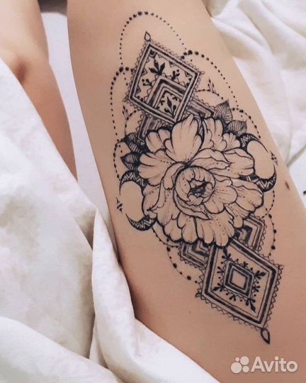 Временное тату