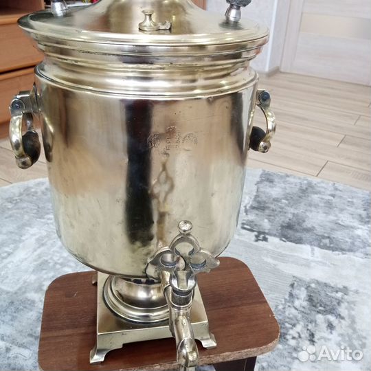 Самовар на дровах старинный