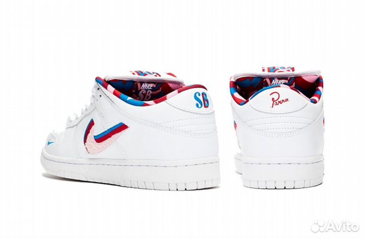 Мужские кроссовки Nike Dunk SB x Parra