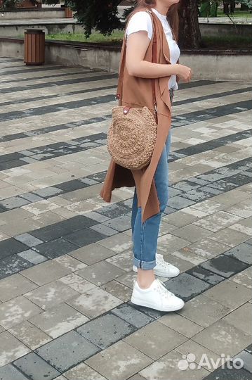 Сумка вязаная из джута