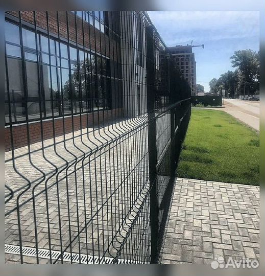 Сетка для забора 3d
