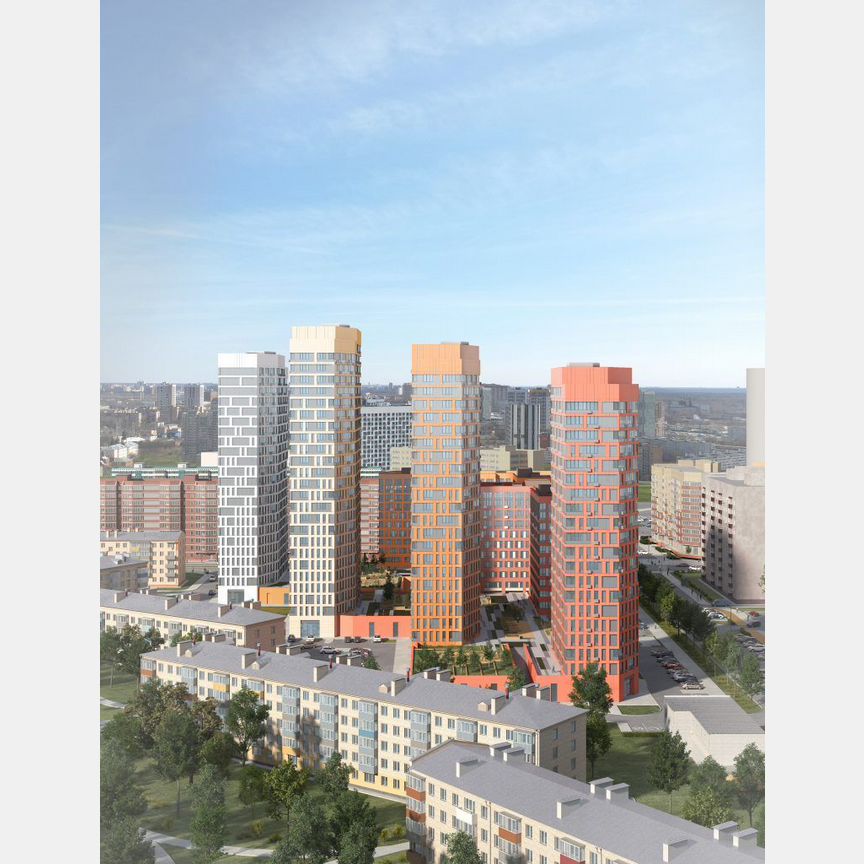 2-к. квартира, 56,1 м², 10/25 эт.