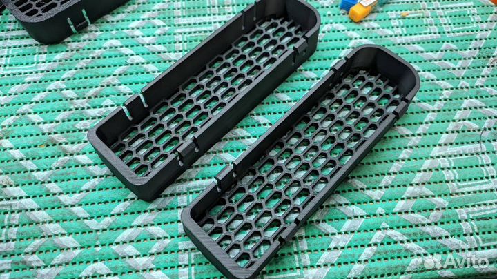 Сеточки в бампер в мерседес Вито 638