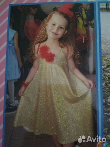 Костюм Новогодний Бабочка для девочки 5, 6 лет