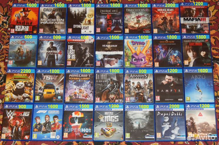 Игры для Playstation 3 Playstation 4