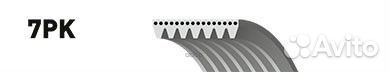 Ремень поликлиновой 7PK2163 Gates