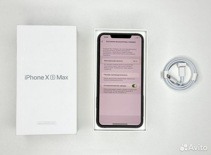 iPhone Xs Max 64Gb (84%,чек,гарантия,simesim)