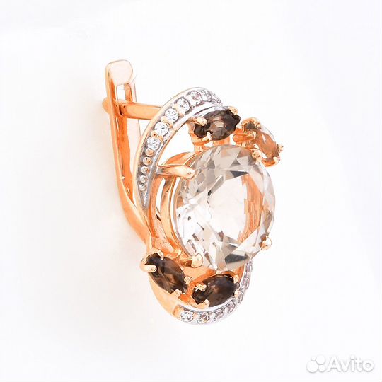 Серьги золотые