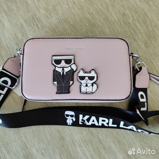 Сумка женская Karl lagerfeld пудра