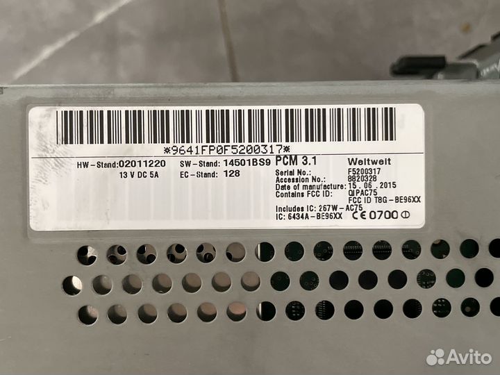 Магнитола на porsche cayenne