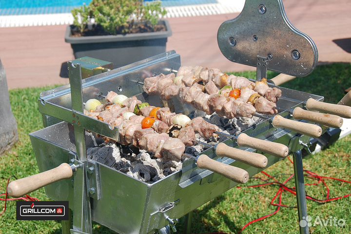 Мангал автоматический угольный