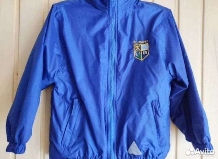 Ветровка флиска 116 двусторонняя для мальчика