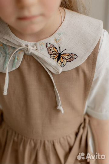 Воротник накладной с вышивкой