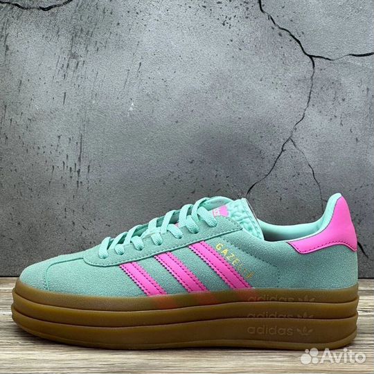 Кроссовки женские Adidas Gazelle Bold. 5 расцветок