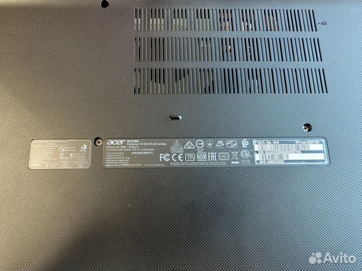 Ноутбук acer extensa 15 ex215-53