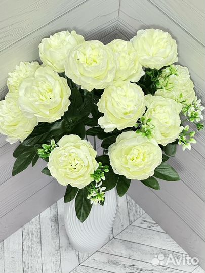 Искусственные цветы упаковка 20 штук