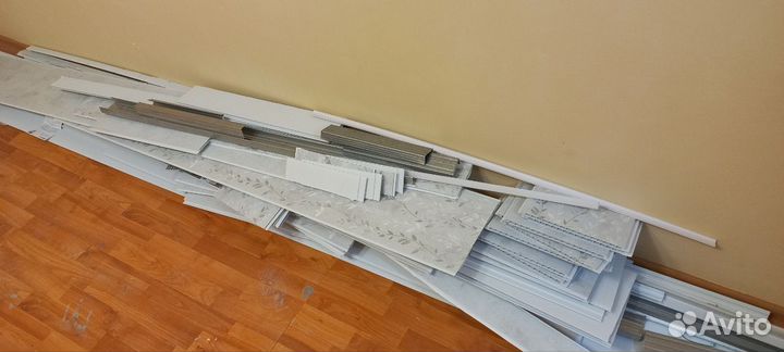 Отдам. Пвх панели, плинтус, профиль (остаток)