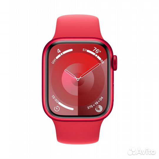 Apple Watch Series 9 41 мм Red Sport Band