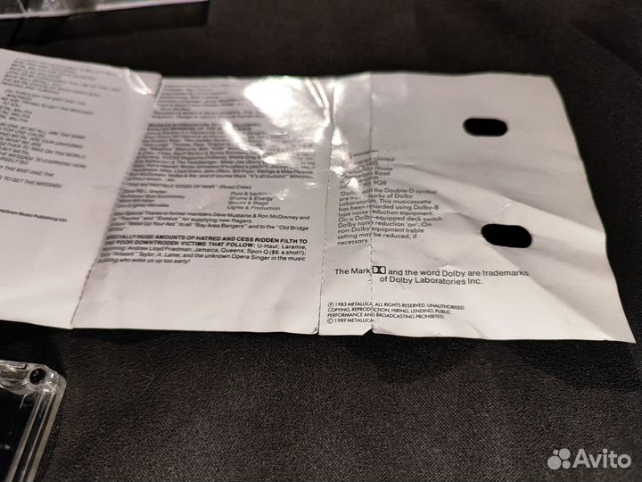 Аудиокассеты Ария, Чёрный обелиск, Metallica и др